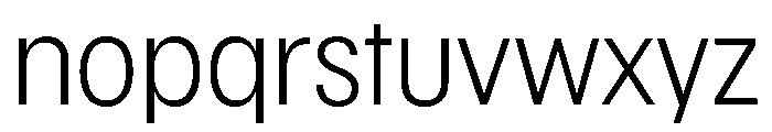 Maxisud Light Font LOWERCASE