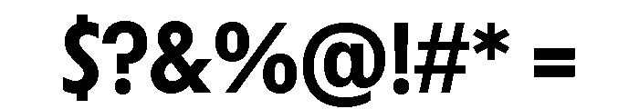 Maxisud Medium Font OTHER CHARS