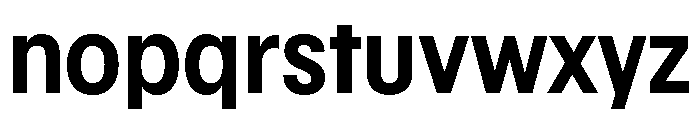 Maxisud Medium Font LOWERCASE