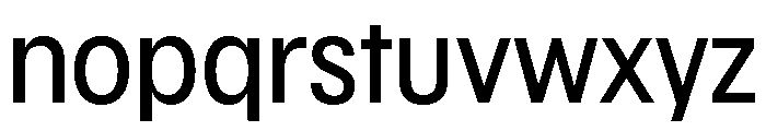 Maxisud Regular Font LOWERCASE