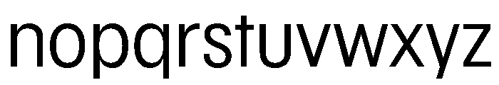 Maxisud Semilight Font LOWERCASE