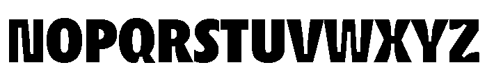MaxisudInktrap Black Font UPPERCASE