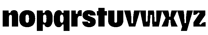 MaxisudInktrap Black Font LOWERCASE
