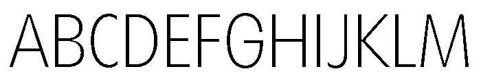 MaxisudInktrap Extralight Font UPPERCASE