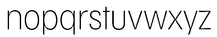 MaxisudInktrap Extralight Font LOWERCASE
