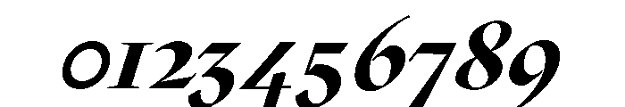 MaziusDisplay ExtraItalicBold Font OTHER CHARS