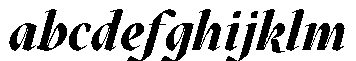 MaziusDisplay ExtraItalicBold FONT