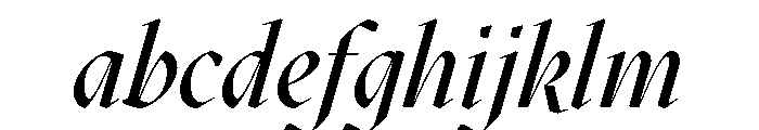 MaziusDisplay Extraitalic FONT