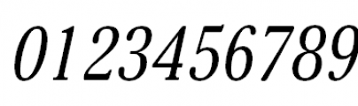 Margon 430 Italic Font OTHER CHARS