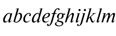 Maryam Italic FONT