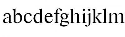 Maryam Regular Font LOWERCASE