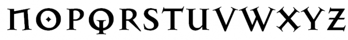 Mason Serif Cyrillic Alternate Bold Font UPPERCASE