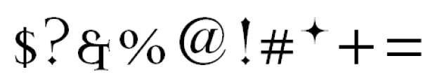 Mason Serif Cyrillic Alternate Font OTHER CHARS