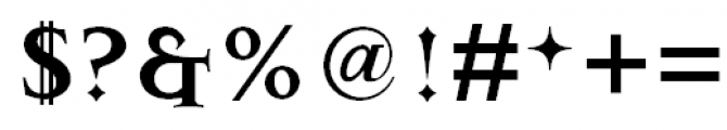 Mason Serif Cyrillic Bold Font OTHER CHARS