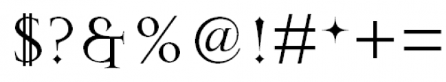 Mason Serif Cyrillic Regular Font OTHER CHARS