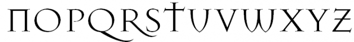 Mason Serif Cyrillic Regular Font UPPERCASE