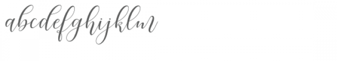 Maheisa Script Font LOWERCASE