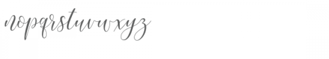 Maheisa Script Font LOWERCASE