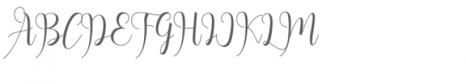 Mallisah Font UPPERCASE