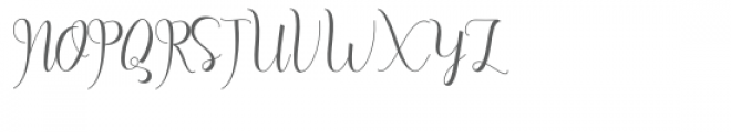 Mallisah Font UPPERCASE