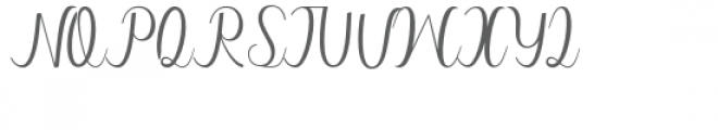 Maudy Font UPPERCASE