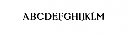 Masoch Dirach Regular Font UPPERCASE