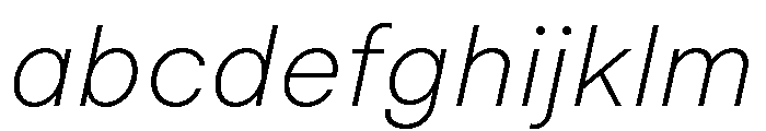 Macan Extra Light Italic FONT