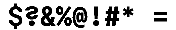 Macan Mono Bold Font OTHER CHARS