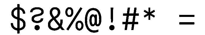 Macan Mono Regular Font OTHER CHARS