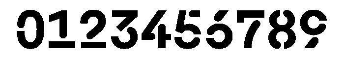 Macan Mono Stencil Bold Font OTHER CHARS
