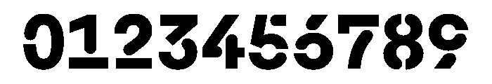 Macan Mono Stencil Extra Bold Font OTHER CHARS