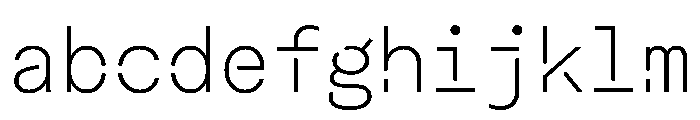 Macan Mono Stencil Extra Light FONT