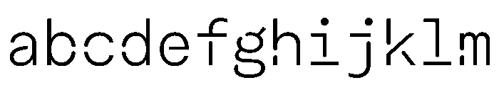 Macan Mono Stencil Light FONT