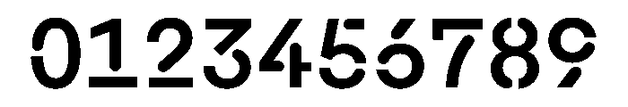 Macan Mono Stencil Semi Bold Font OTHER CHARS