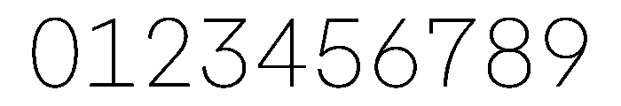 Macan Mono Thin Font OTHER CHARS