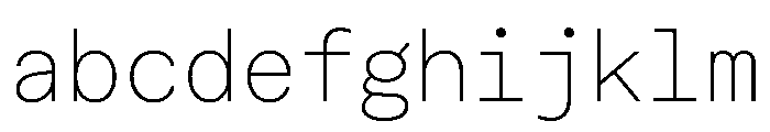 Macan Mono Thin FONT