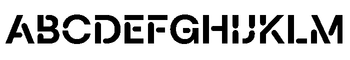 Macan Stencil Bold Font UPPERCASE