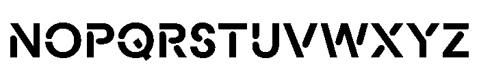 Macan Stencil Bold Font UPPERCASE