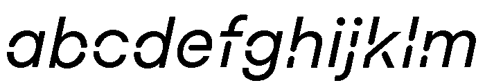 Macan Stencil Book Italic FONT