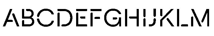 Macan Stencil Book Font UPPERCASE