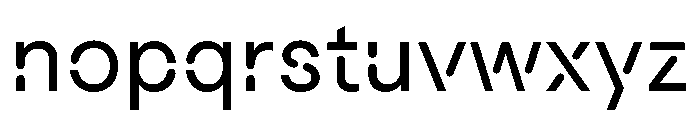 Macan Stencil Book Font LOWERCASE