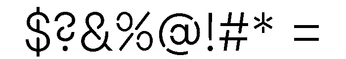 Macan Stencil Light Font OTHER CHARS