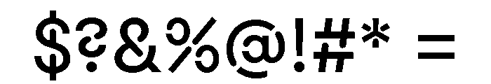 Macan Stencil Medium Font OTHER CHARS