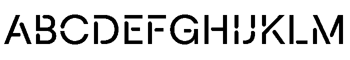 Macan Stencil Medium Font UPPERCASE