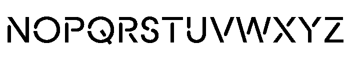 Macan Stencil Medium Font UPPERCASE