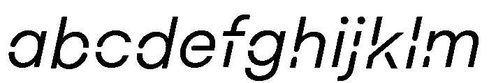 Macan Stencil Regular Italic FONT