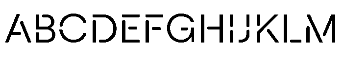 Macan Stencil Regular Font UPPERCASE