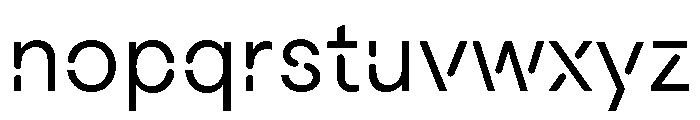 Macan Stencil Regular Font LOWERCASE