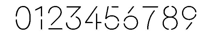 Macan Stencil Thin Font OTHER CHARS