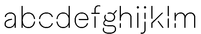 Macan Stencil Thin FONT